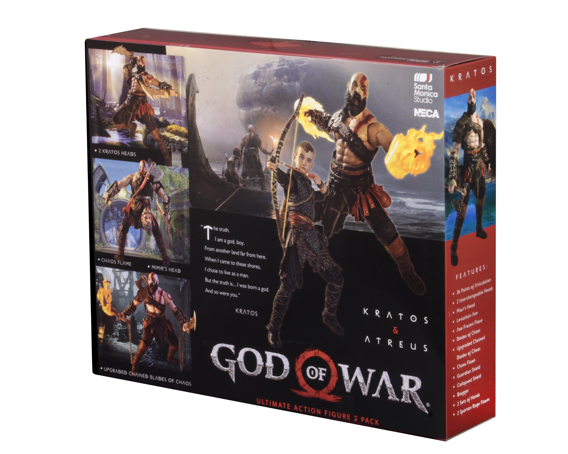 NECA Kratos and Atreus 2-pack action figures