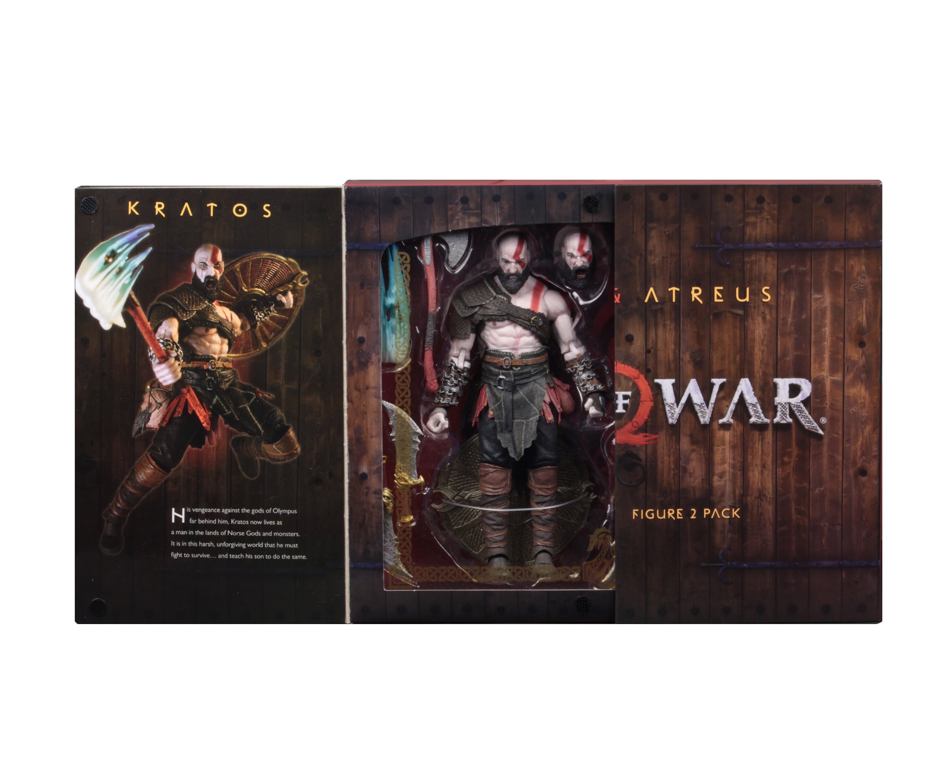 NECA Kratos and Atreus 2-pack action figures
