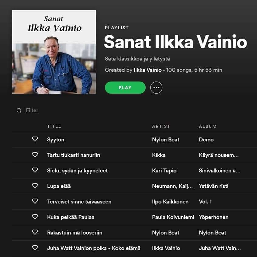 Ilkka Vainio - Laittakaa soimaan sanan voimaa! Sanat... | Facebook
