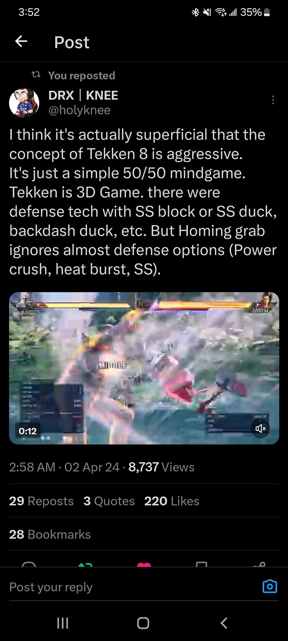 Tekken8 has failed…it's now p2w and guessing 50'50's is now