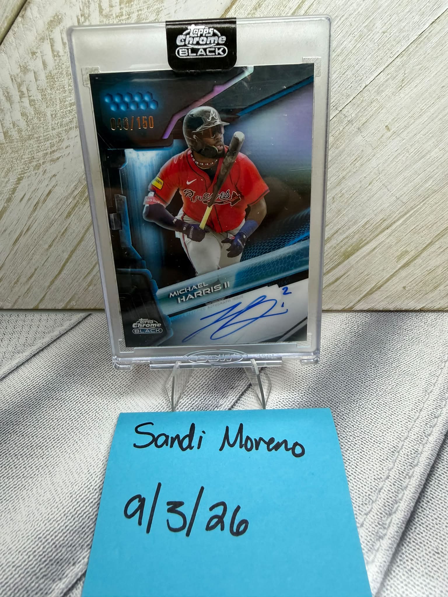 2026 Topps Tier One Michael Harris II Emerald Triple Relic Auto