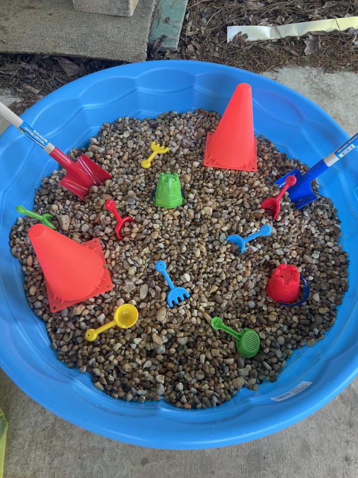 Sensory Play | I made a rock box for sensory play and my boys love it ...