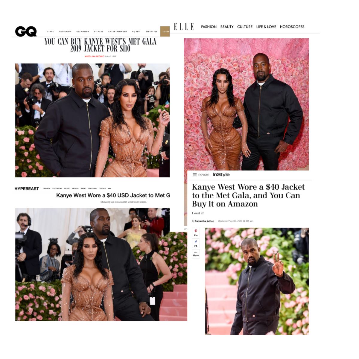 Did you see Kanye West wearing a Dickies jacket to the Met Gala
