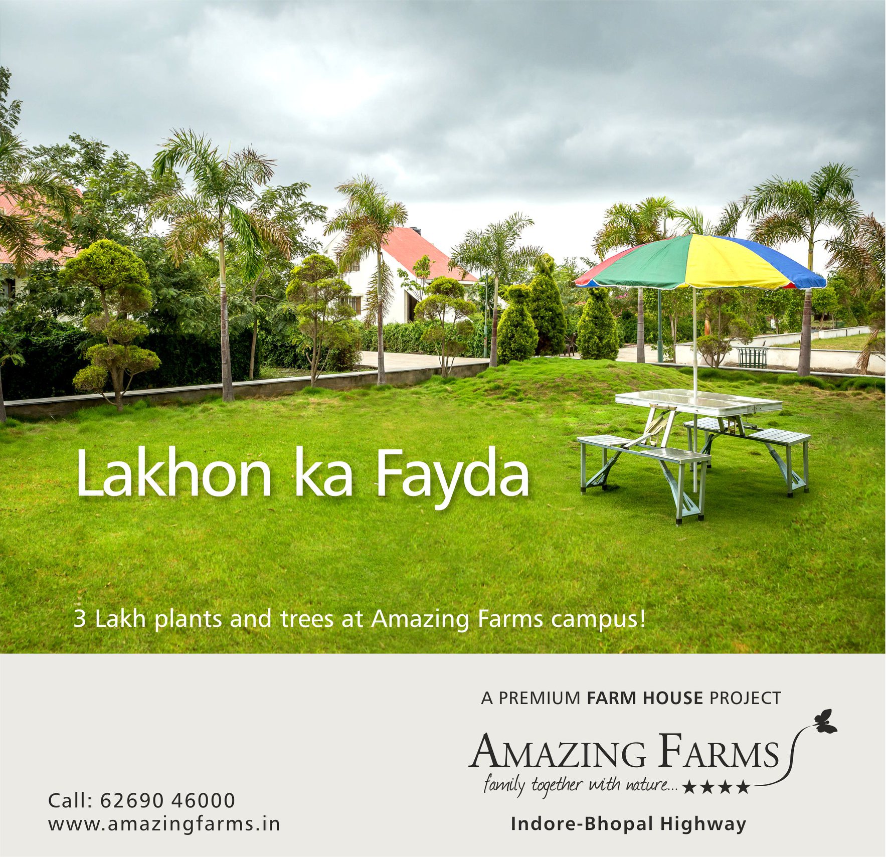 Amazing Farms - Lakhon ka Fayda 3 lakh plants and trees...