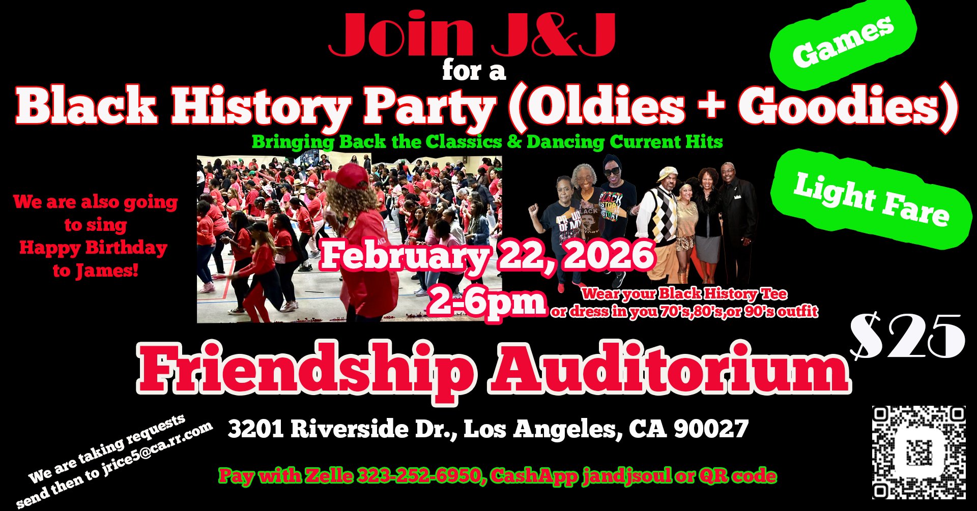 J&J's Black History Party (Oldies + Goodies)