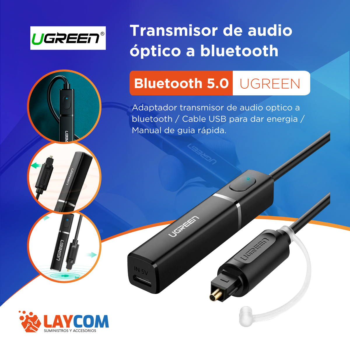 📣 Transmisor de audio... - Laycom Suministros y Accesorios | Facebook