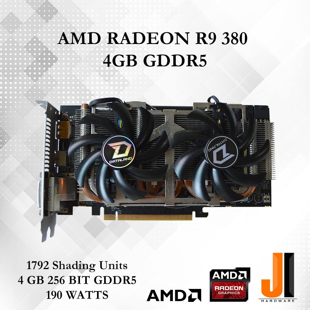 JI Hardware - 🖱️ AMD Radeon R9 380 4GB GDDR5...
