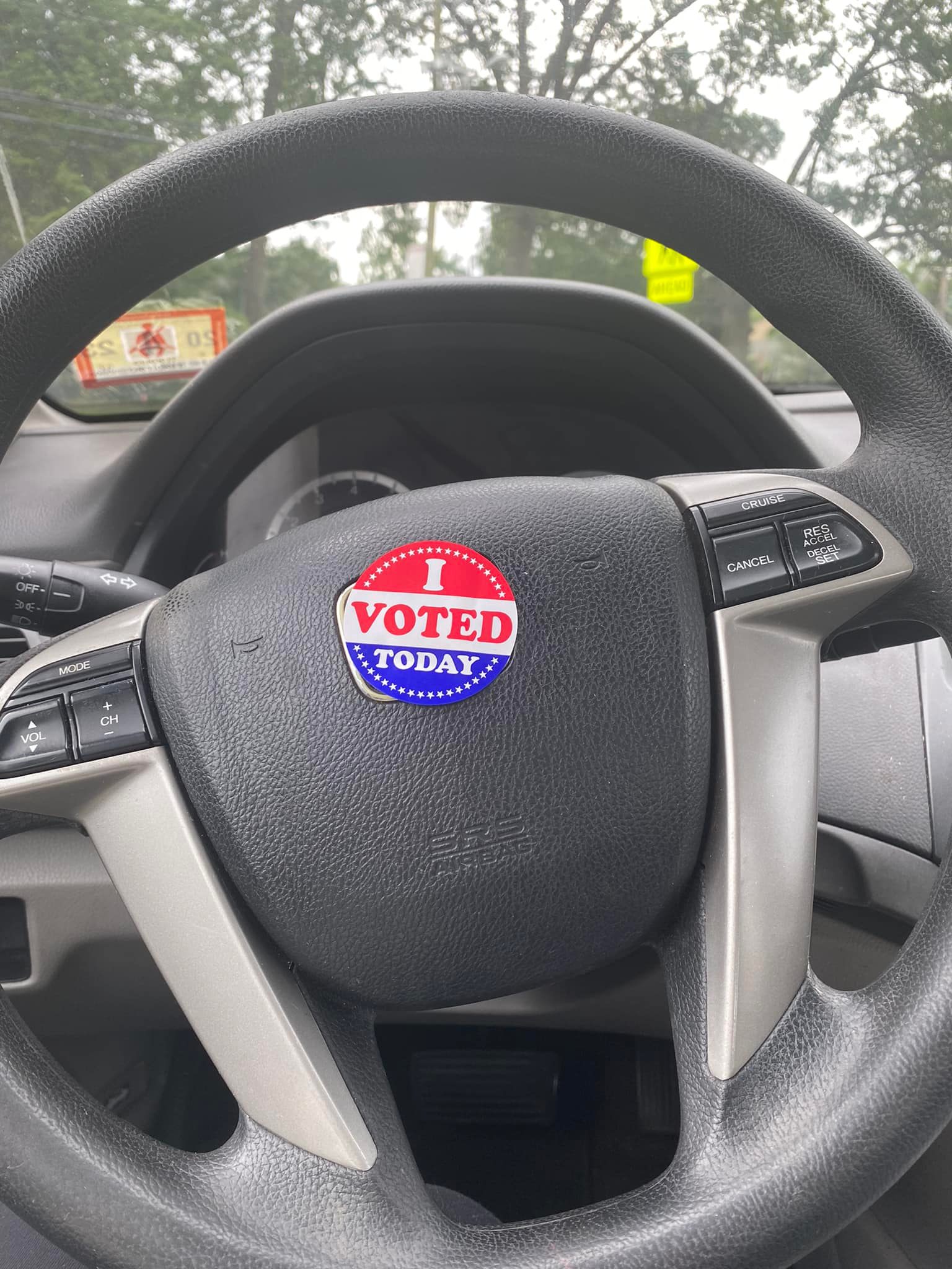 League - Make sure to vote & get your sticker ! Today is the last day ...