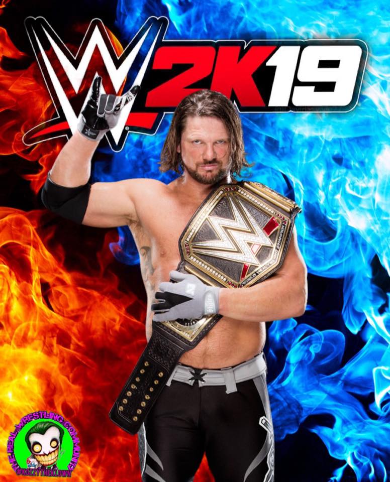 WWE 2K19 cover Superstar AJ Styles wore a special mask during a