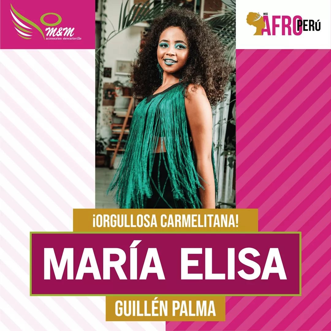 👑 Miss Afro Perú 2020 👑 María Elisa... - Señora Afro Perú