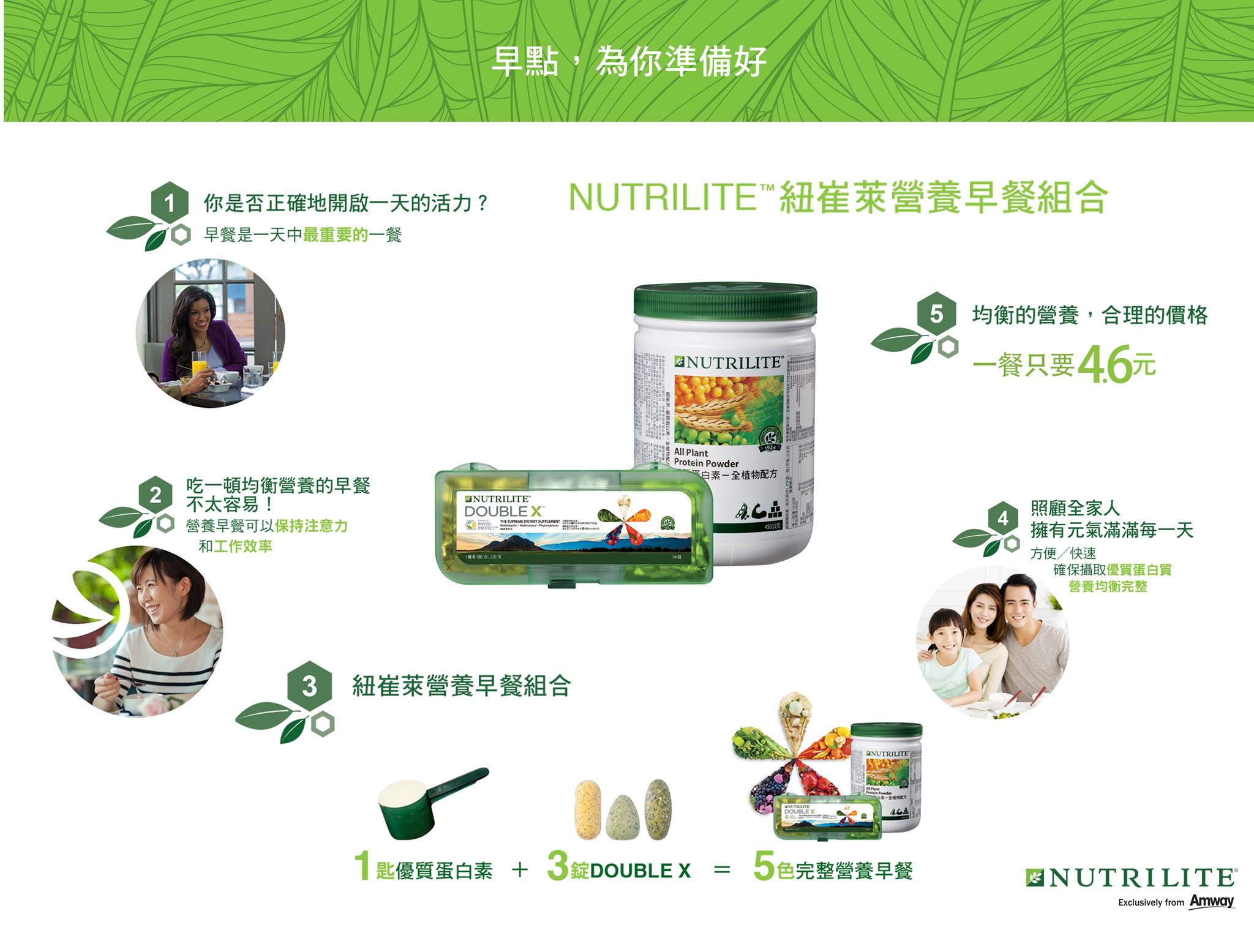 IDTC 创客资讯 - 🌞早餐是最重要的一餐。 🌿紐崔萊營養早餐🥛從早開始，為你和家人準備好完整🌈營養，... | Facebook