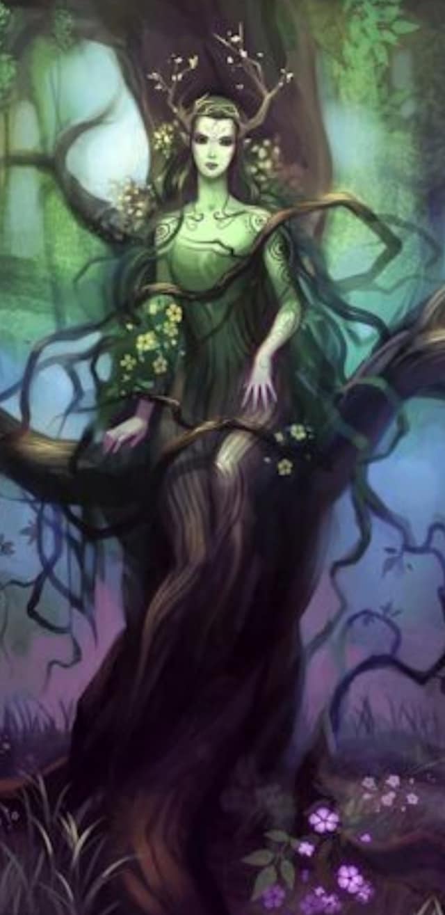 Dryads-Tree Spirits/nymph Dryads a Tree Nymph or Spirit, originating in ...