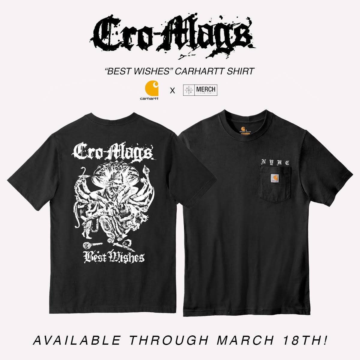 Available through April 22, 2019. Printed on Carhartt brand pocket