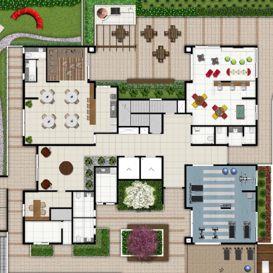 ARQPIX - ARQPIX • CRIAÇÃO 3D • PLANTA HUMANIZADA...