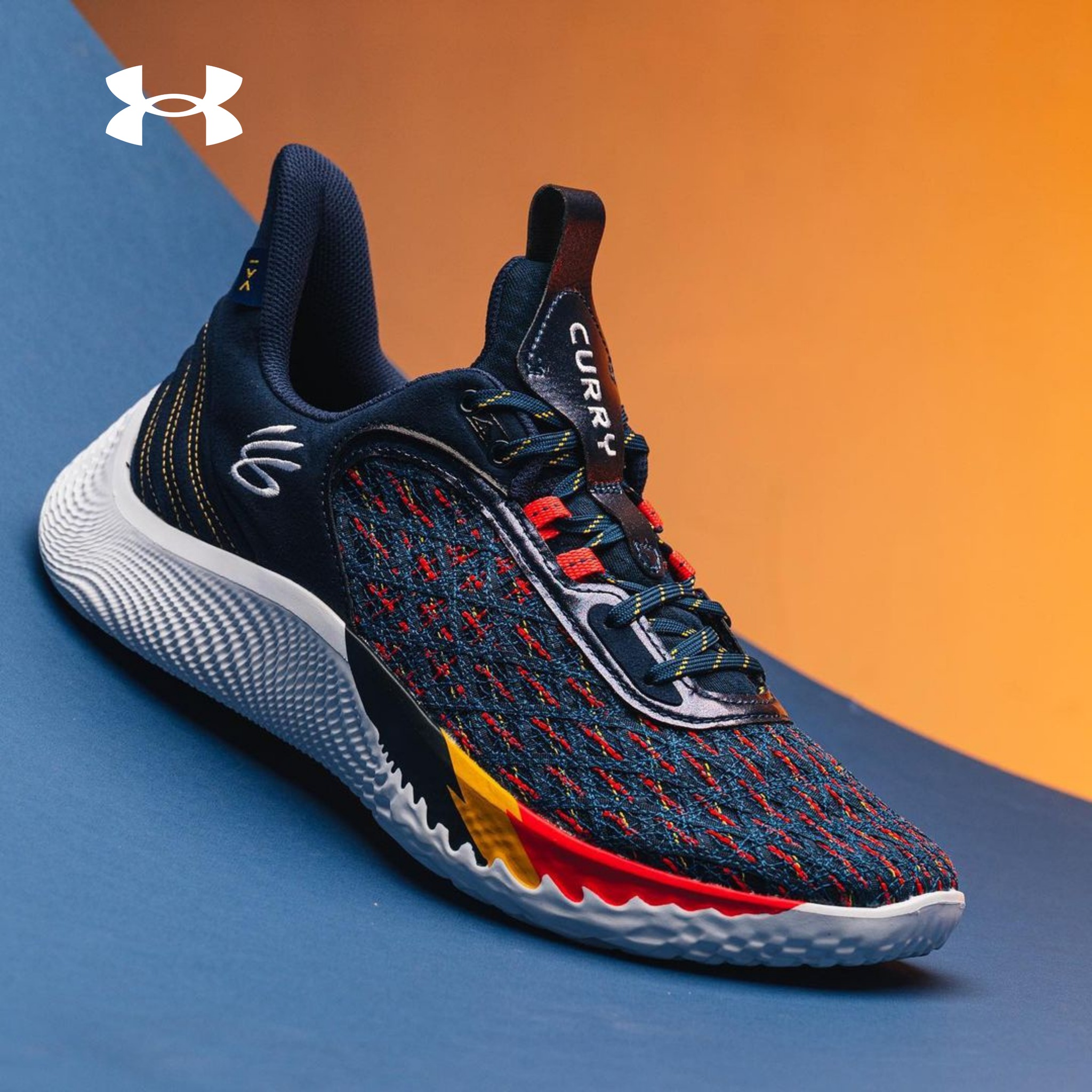 The Curry Flow 9, an Under Armour brand by the 4-time NBA champ 
