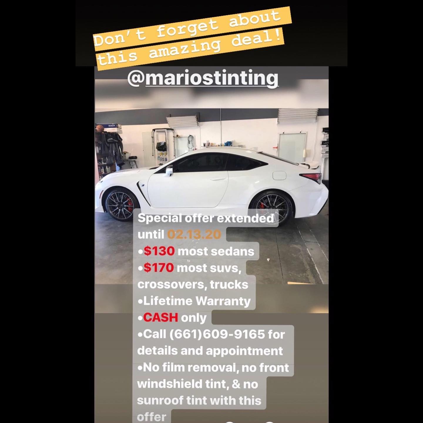 Mario's Tint | Palmdale CA