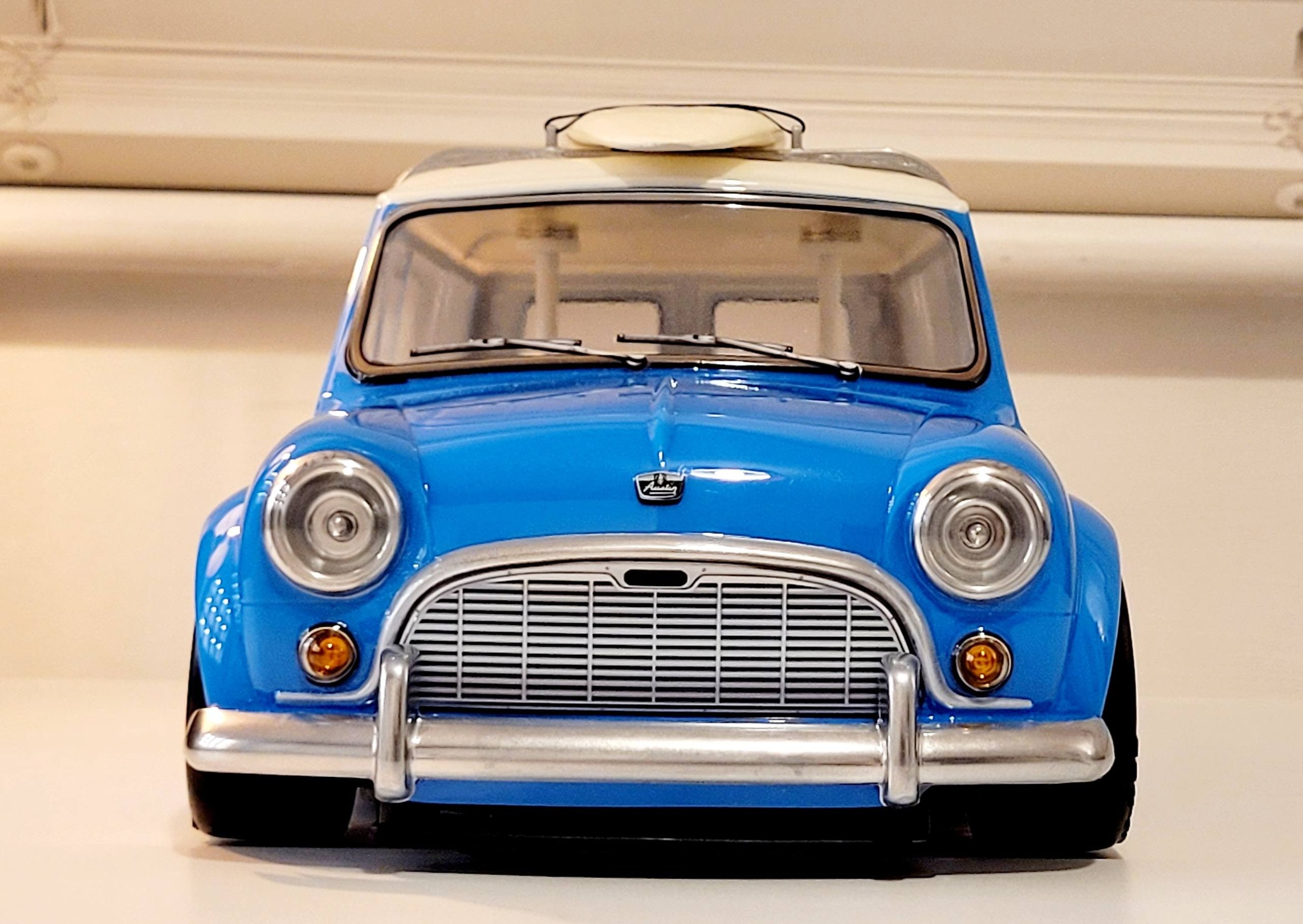 ABC Hobby Genetic M chassis with Countryman body in Tamiya light blue