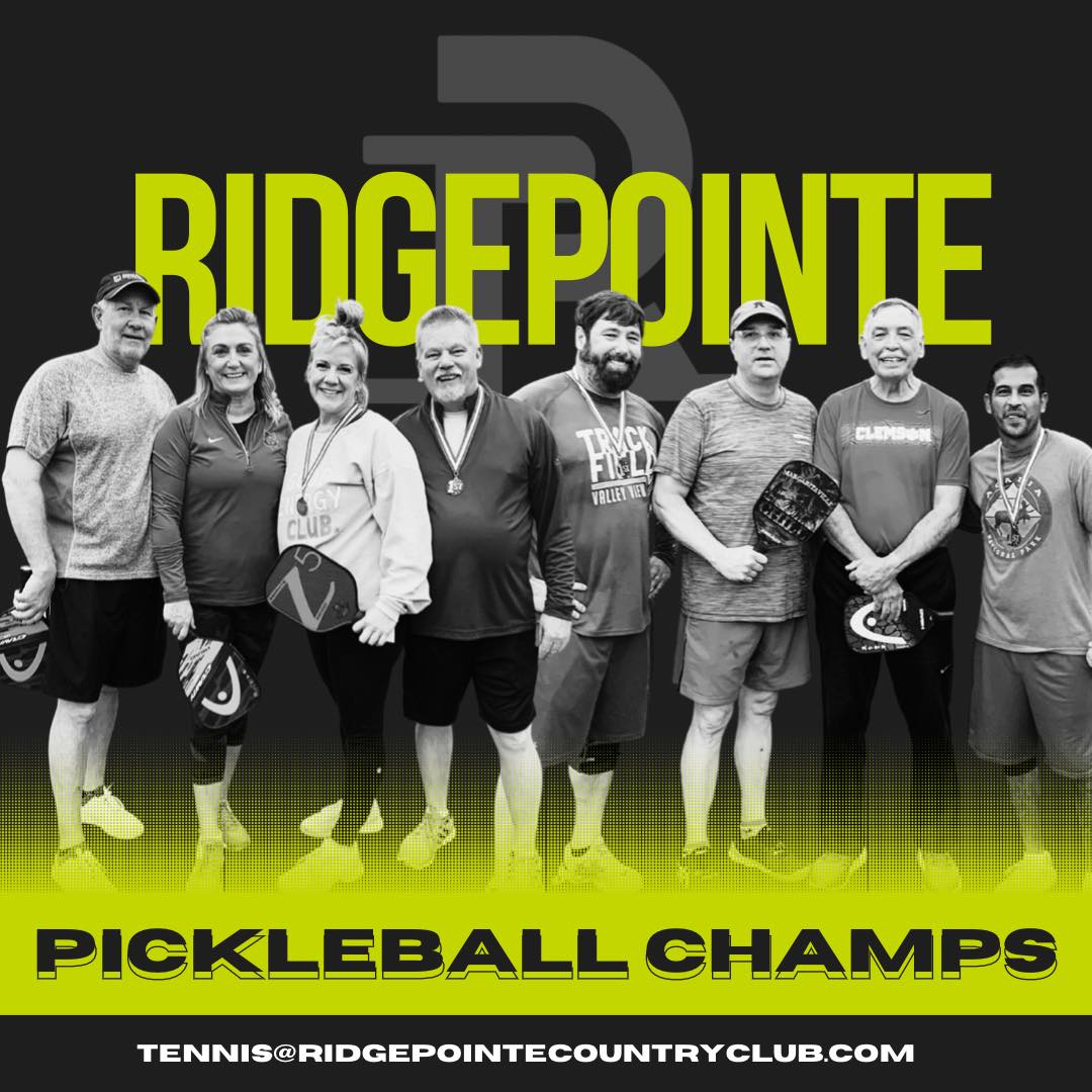 Ridgepointe - 🏆 PICKLEBALL CHAMPS 🏆 Please join us in congratulating ...