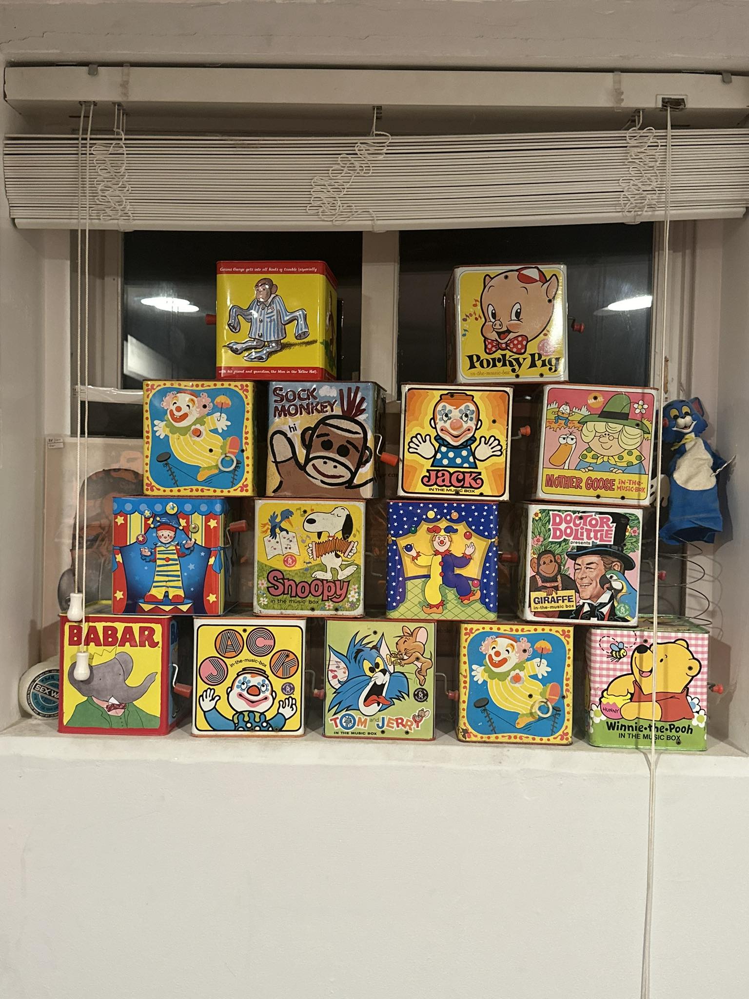 Does anyone else have a jack in the box collection? Mine is small