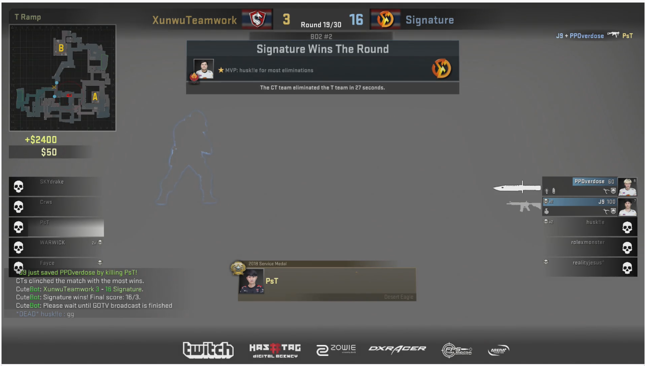 ทีม Signature.CSGO เก็บ 3 แต้ม CS:GO... - Signature Gaming