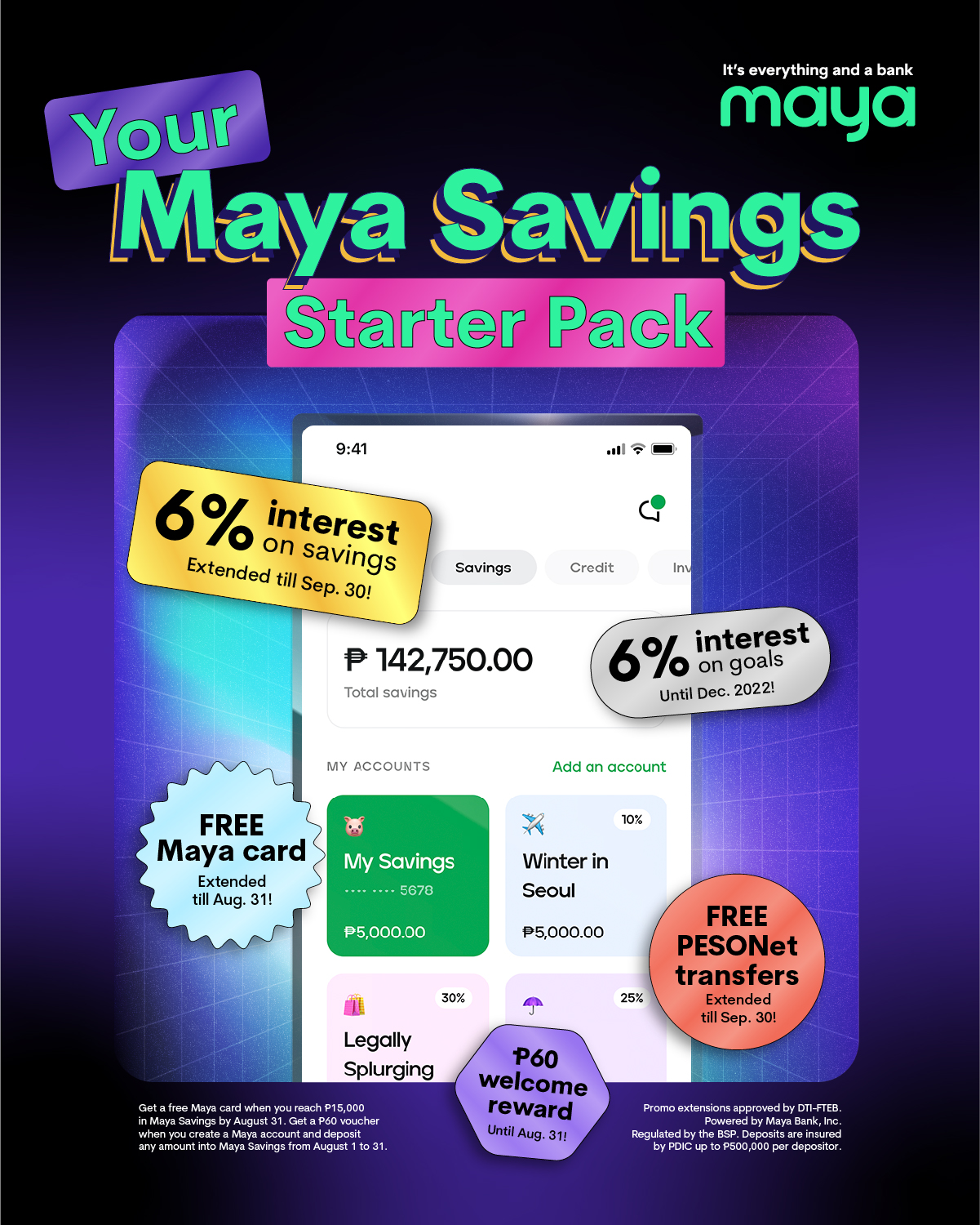 Maya - EXTENDED: Earn a 6% interest with Maya Savings... | Facebook