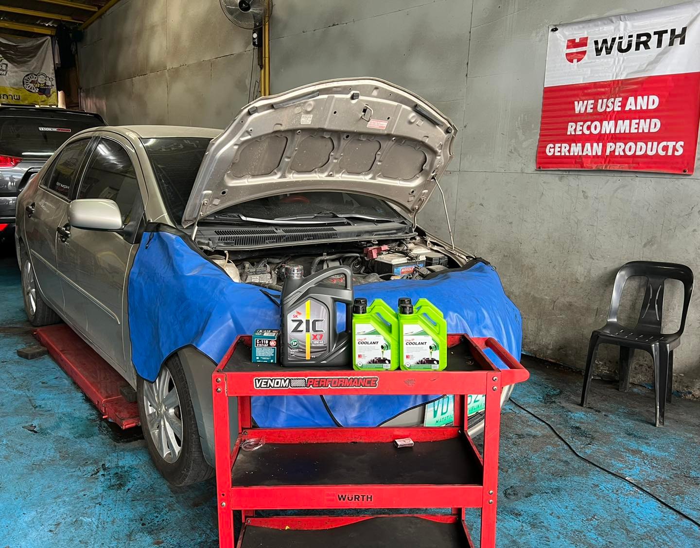 Toyota Vios change oil... - VENOM Performance Lubes & Parts | Facebook