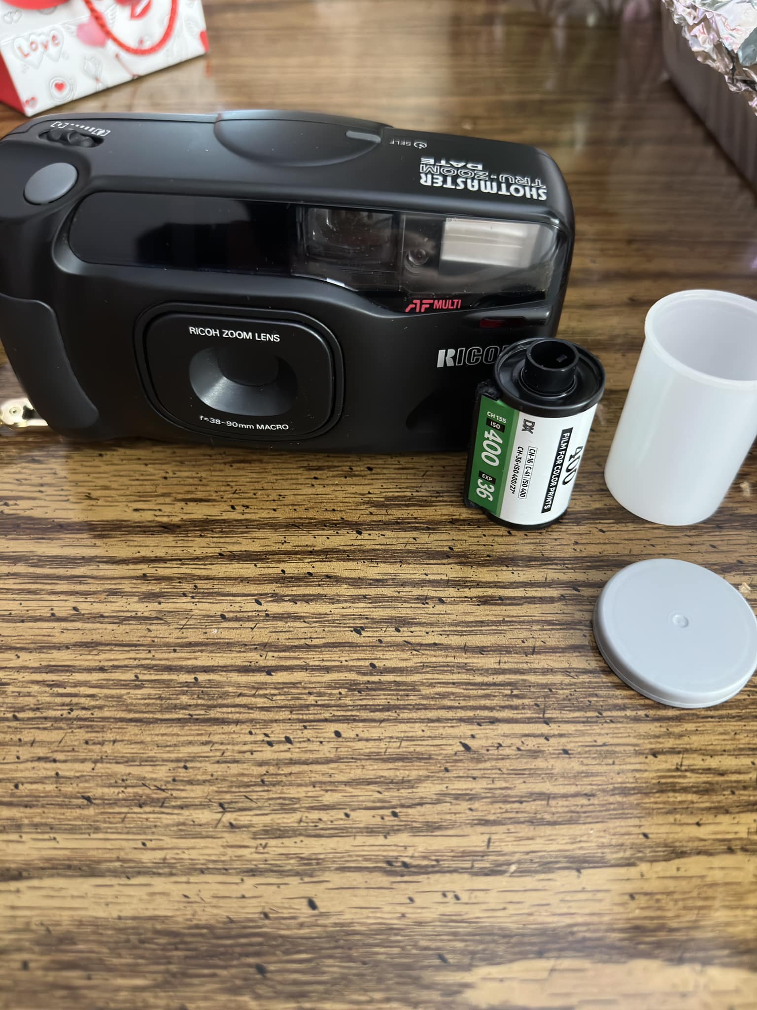In working condition. we tried and still work with extra film.