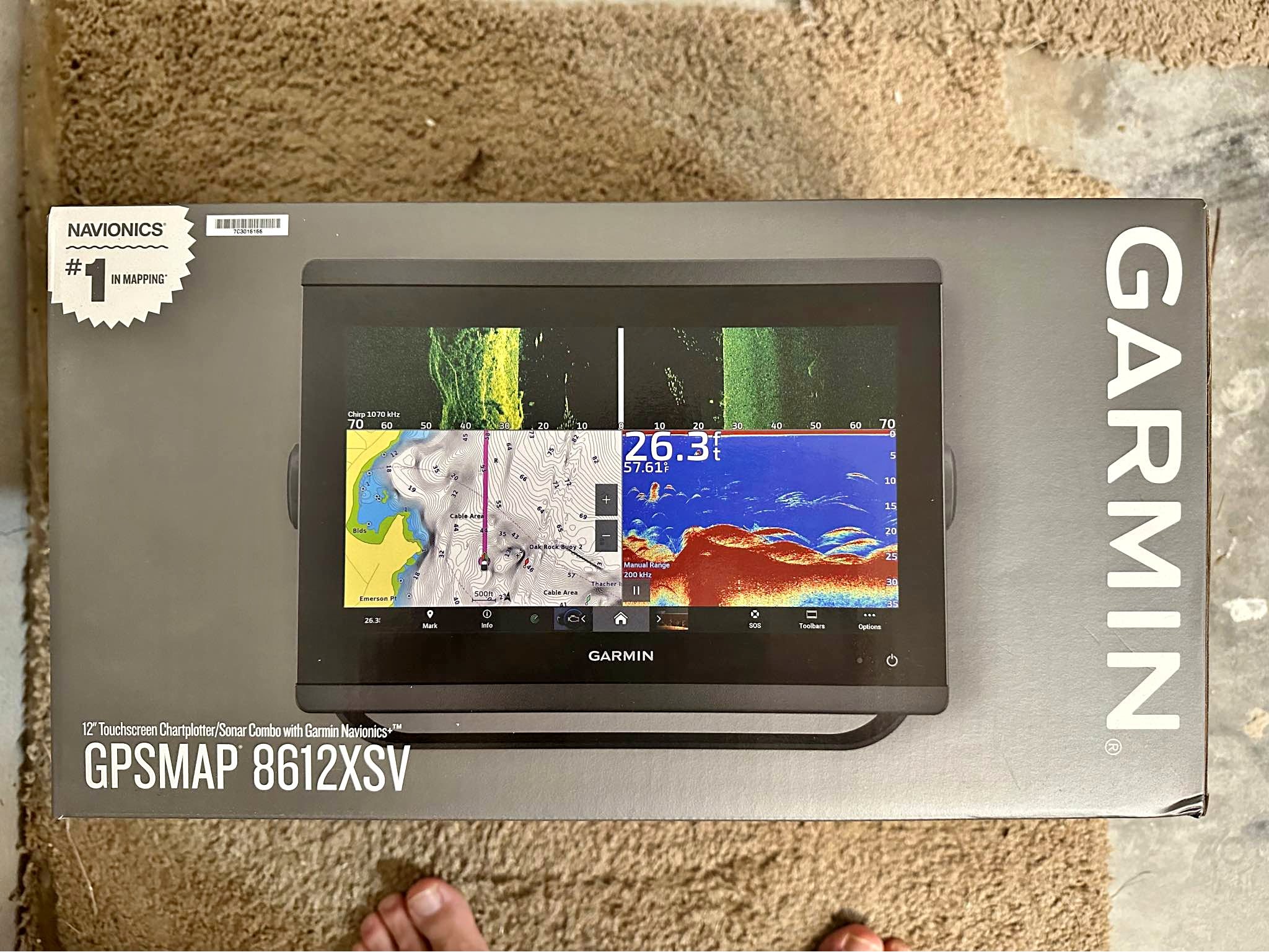 Garmin GPSMAP 8612xsv GN+ Chartplotter/Fishinder - Brand new in box ...