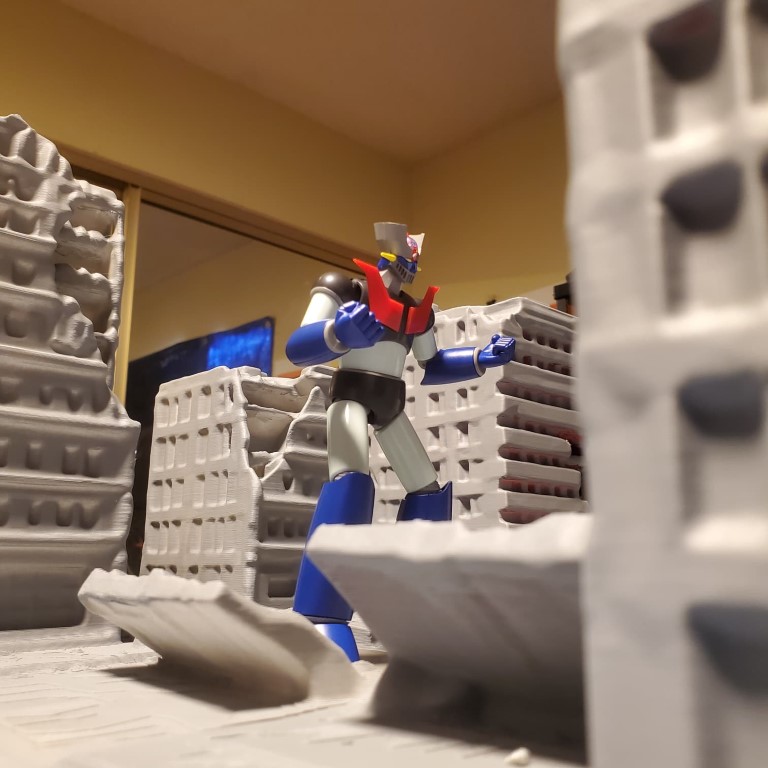 Fixing bandai mazinger z model kit