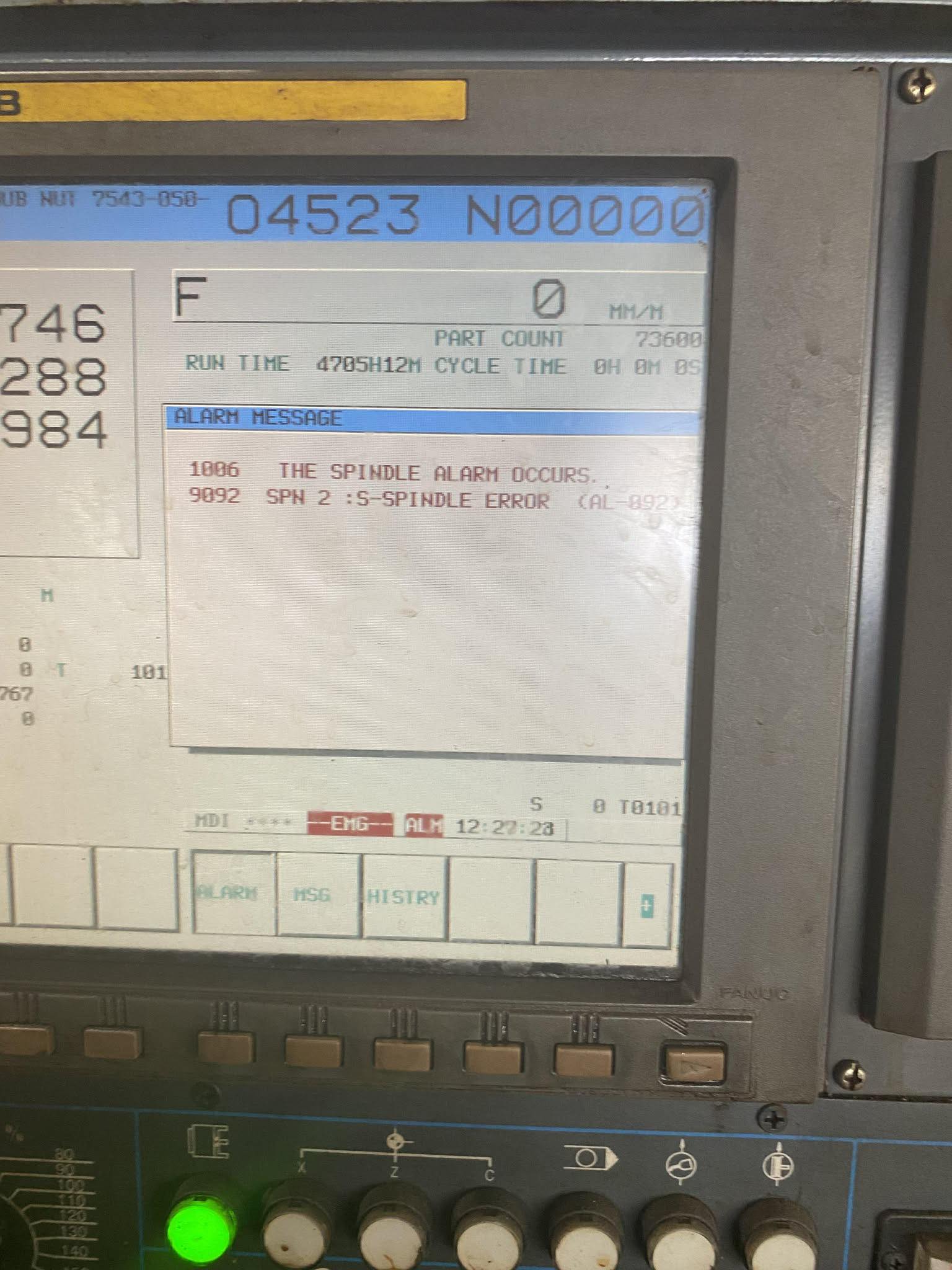 Hi someone help me in fuji lathe machine fanuc 18i model 510a