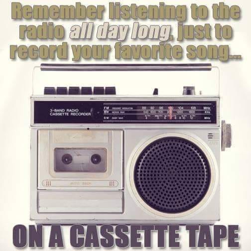 When I was young I listened to the radio waiting for my favourite