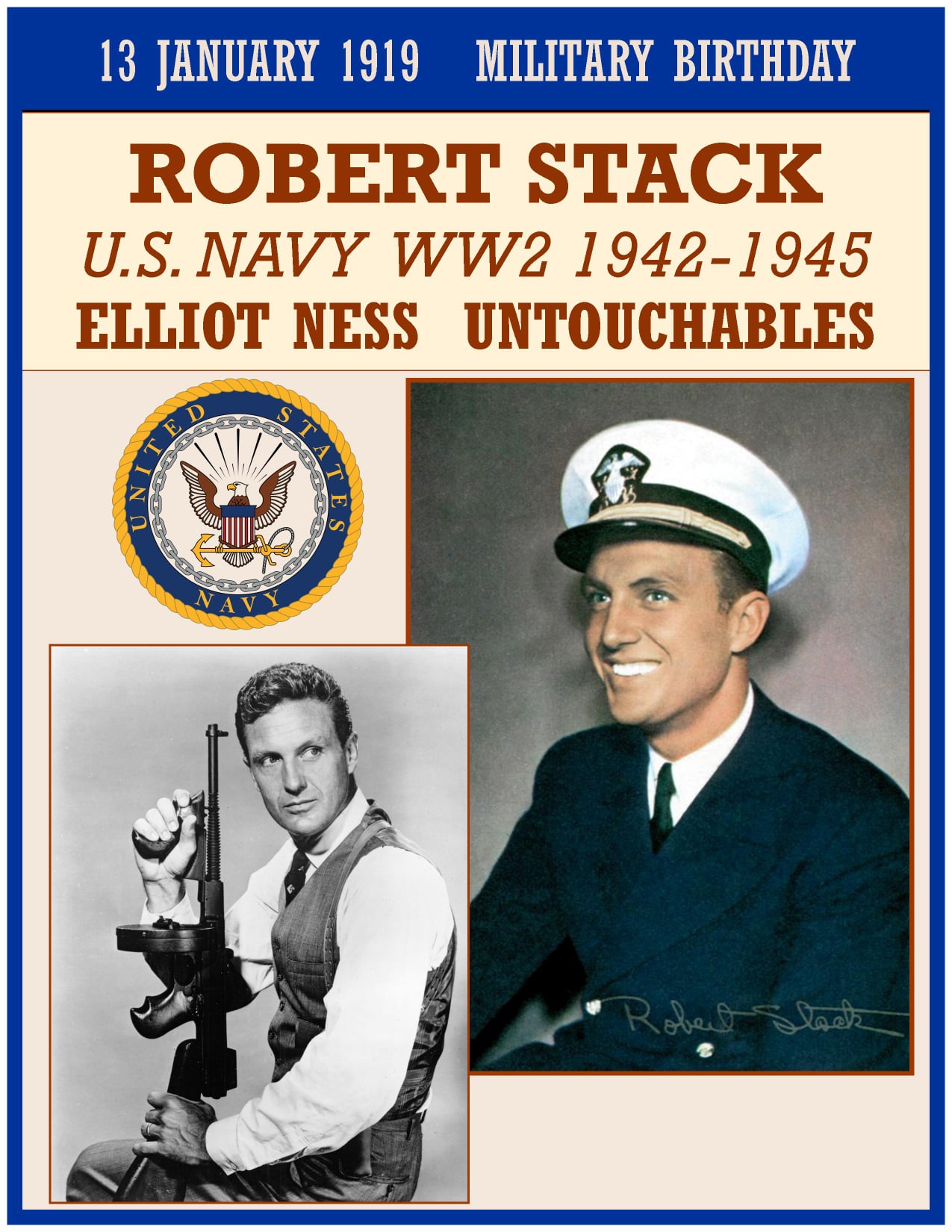 Robert Stack (born... - Military History Society of Rochester | Facebook