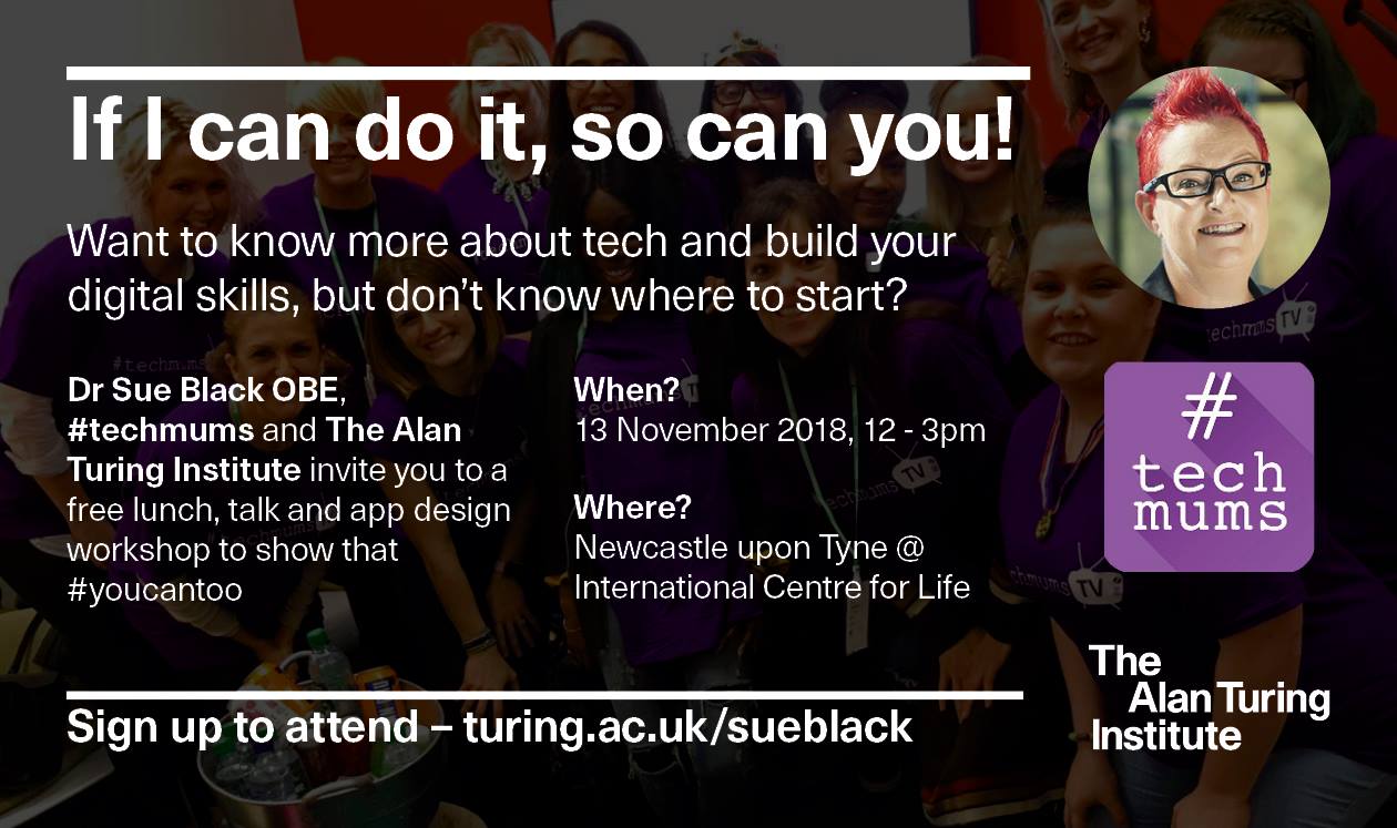 Dr Sue Black shares her... - The Alan Turing Institute | Facebook