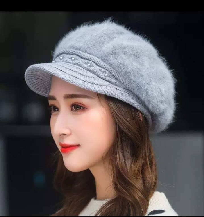 หมวกไหมพรมเกาหลี หมวกกันหนาว หมวกไหมพรม และอุปกรณ์กันหนาว by Puprincess