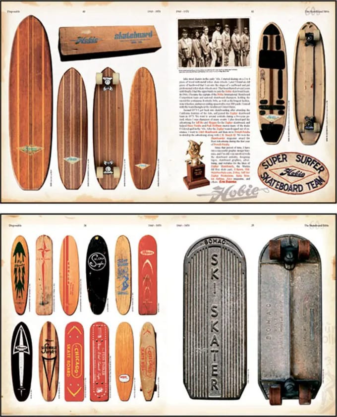 Got a question the Hobie skate board in this old add looks to be