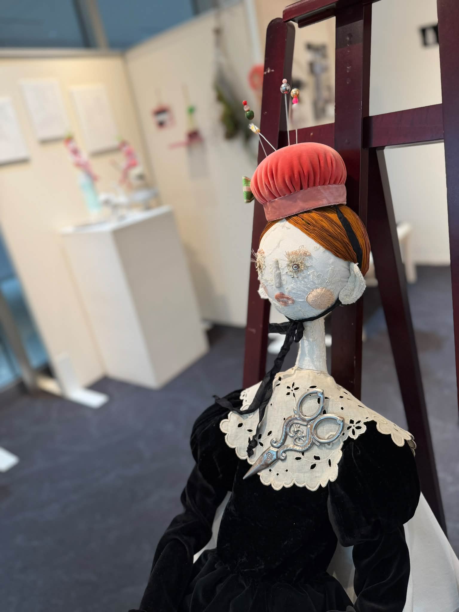 かとうゆりあ　ハンドメイド　人形 帰りに かとうゆりあちゃんの人形展🧸を 観に行って来ました！ すごい