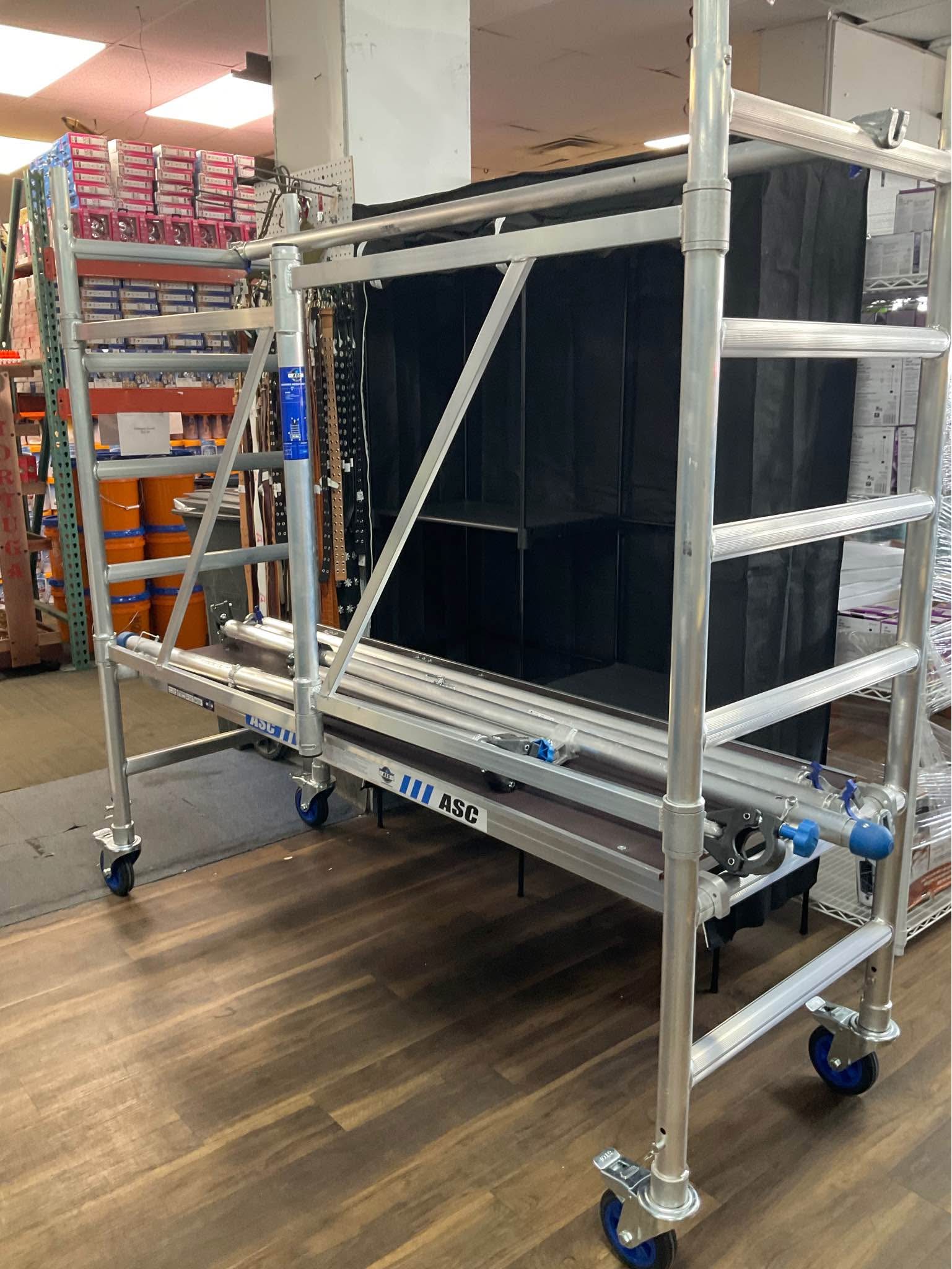 Aluminum Scaffold Advanced | Stackable Folding Tower with Hatch ...