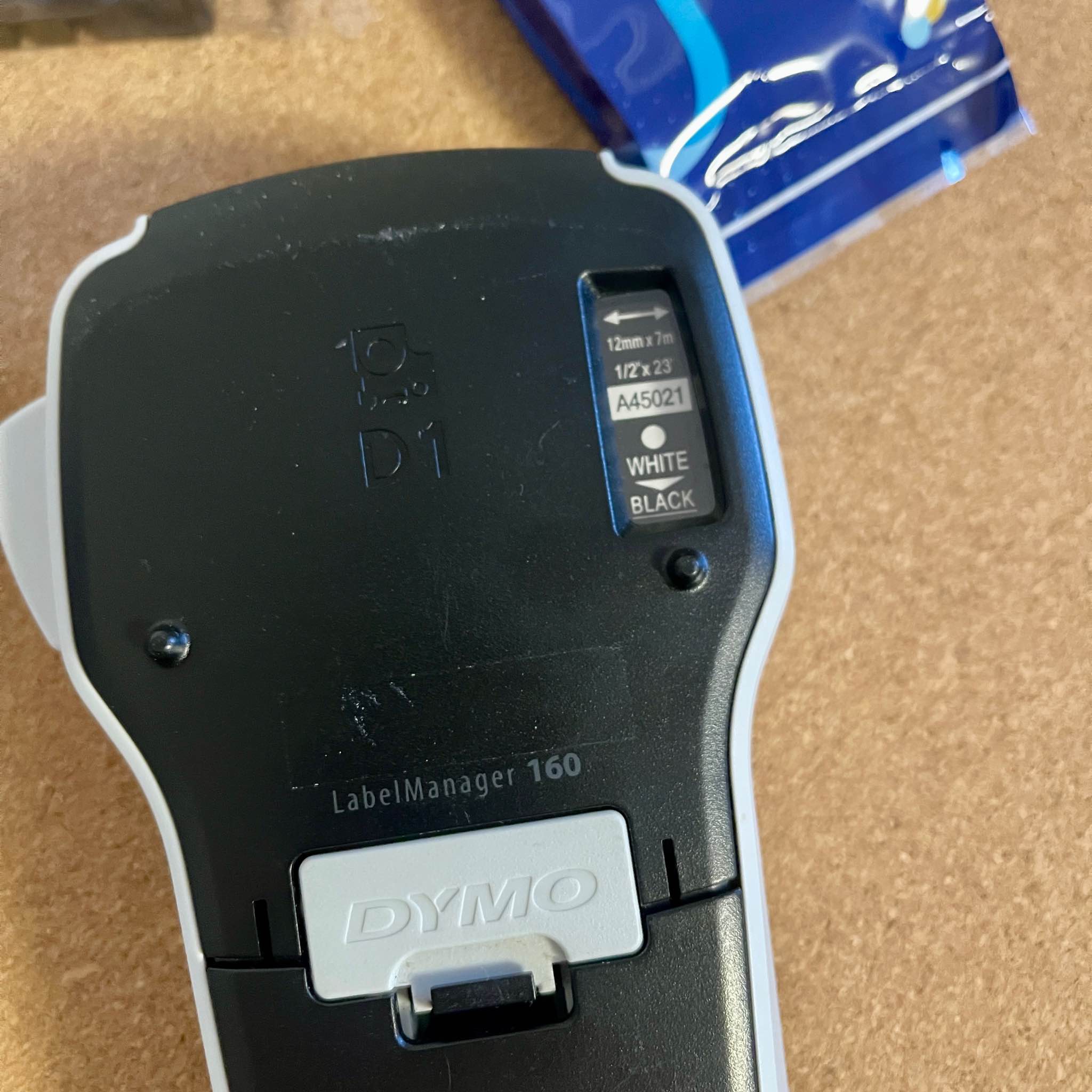 Dymo LabelManager 160 Label Maker with 2 Tapes - Printer Parts ...