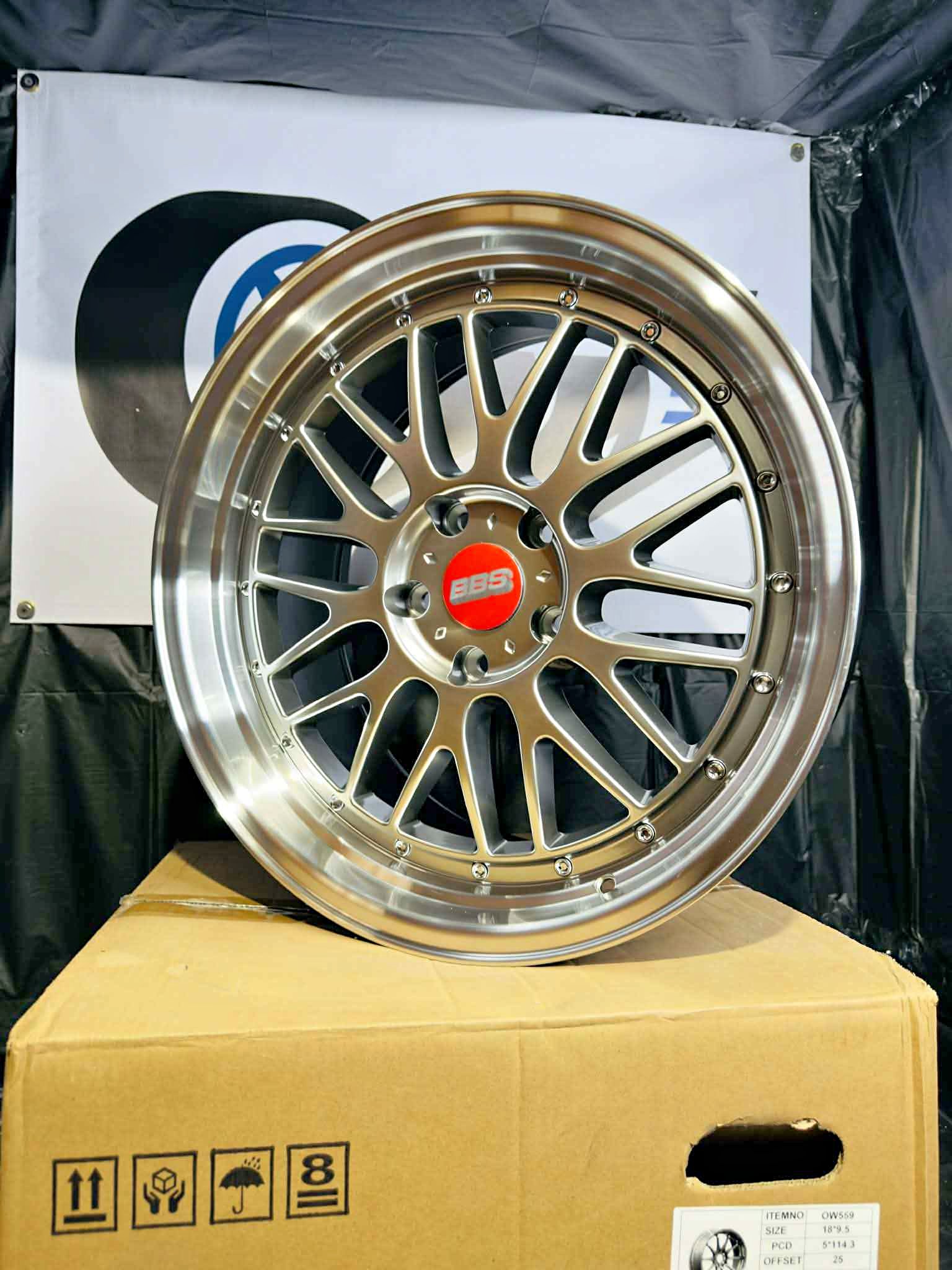 19x8.5/19x9.5 BRAND NEW STAGGERED BBS LM REPS WHEELS/RIMS. MST LEMAN ...