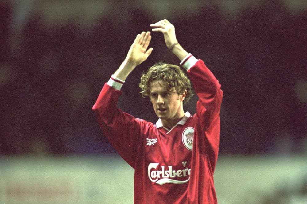 ‎Liverpool Home jersey 1996 Mc manaman قميص فريق ليفربول , ماك مانامان ...