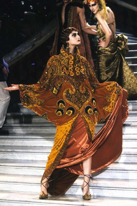 Sheherazade” evening ensemble by John Galliano for Christian Dior