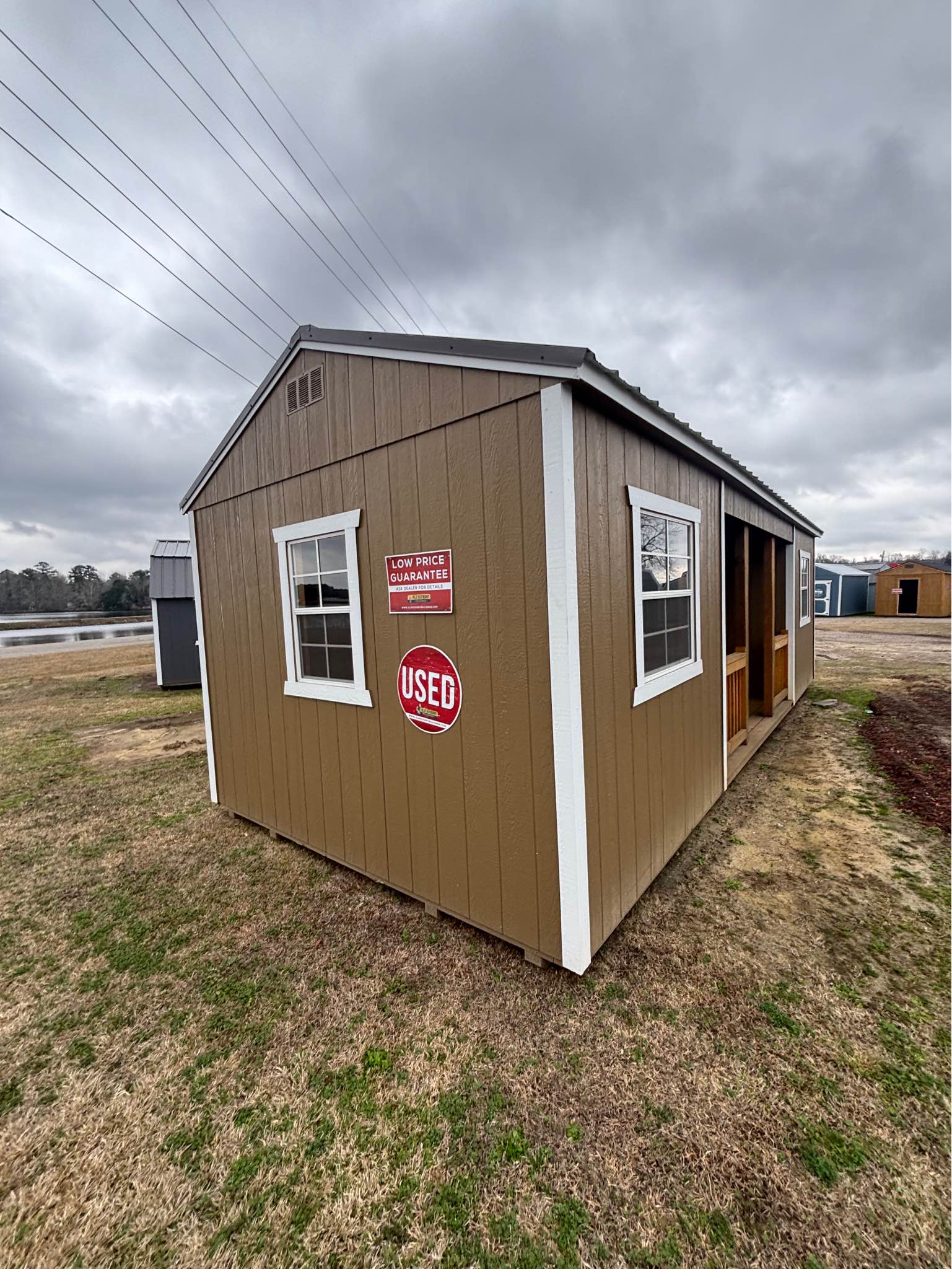 12x28 cabin style shed CHEAP!! Rent to own with NO CREDIT CHECK