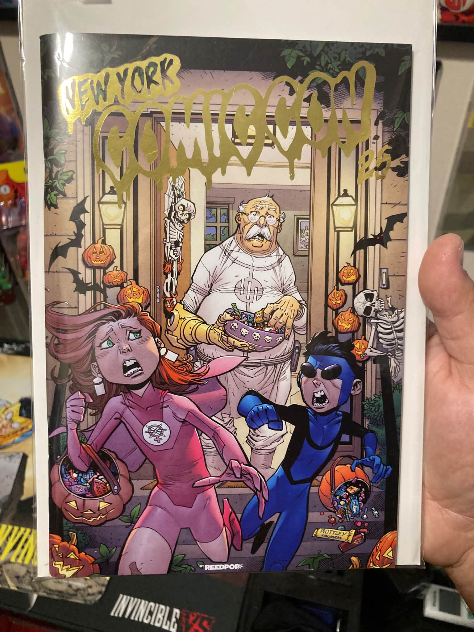 Comic book collectibles found at New York Comic Con