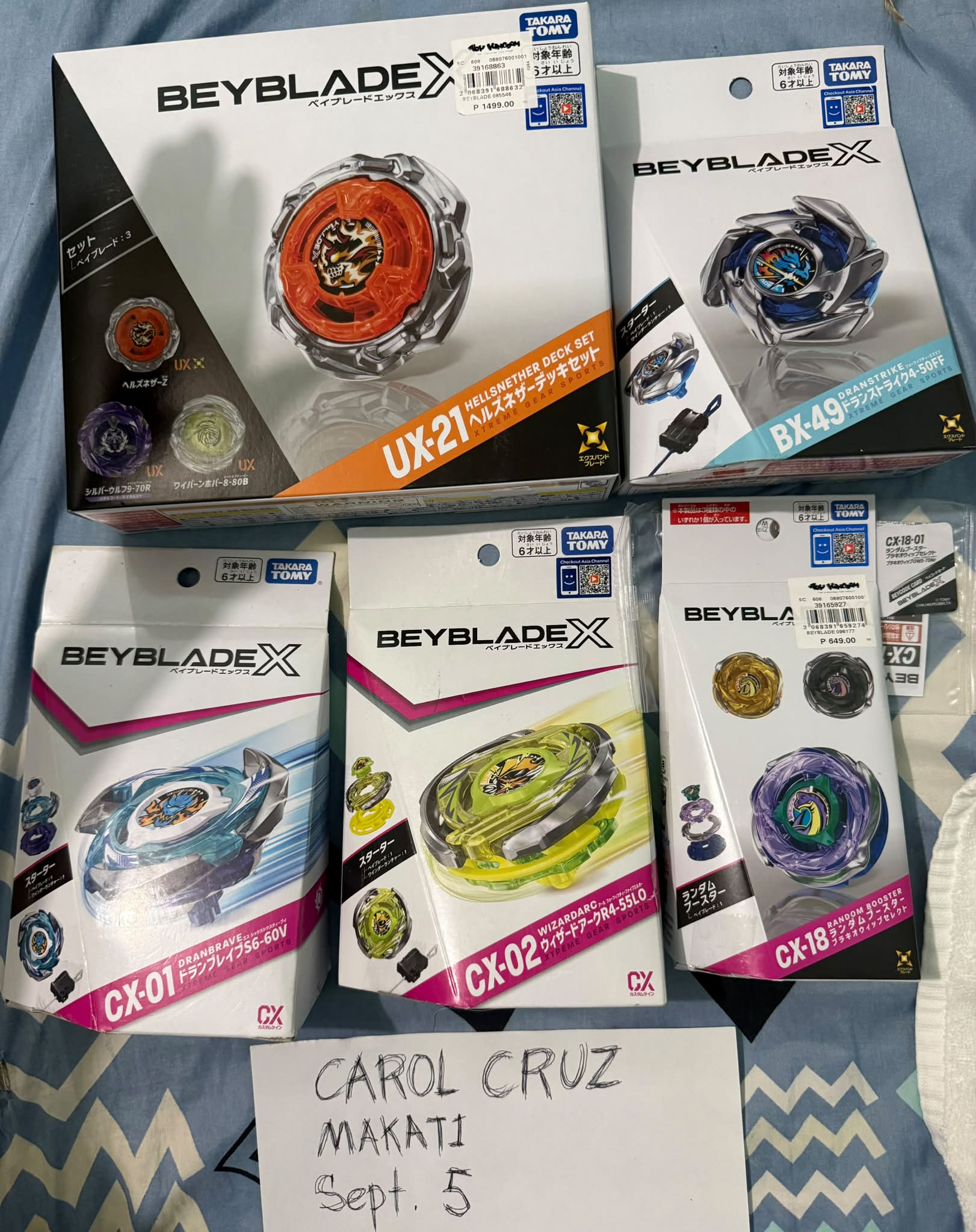 BEYBLADE X UX-21 Hells Nether Deck Set for sale on Mercari