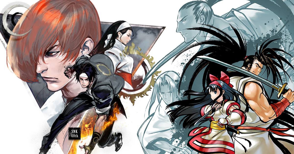 SNK's 40th anniversary special illustrations and interactive timeline