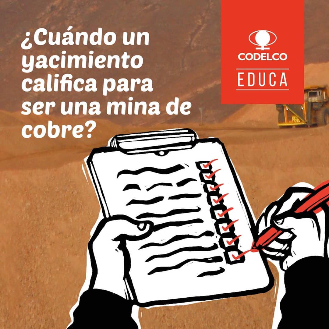 Codelco Educa - ¿Sabías que para explotar un yacimiento hay que tener ...