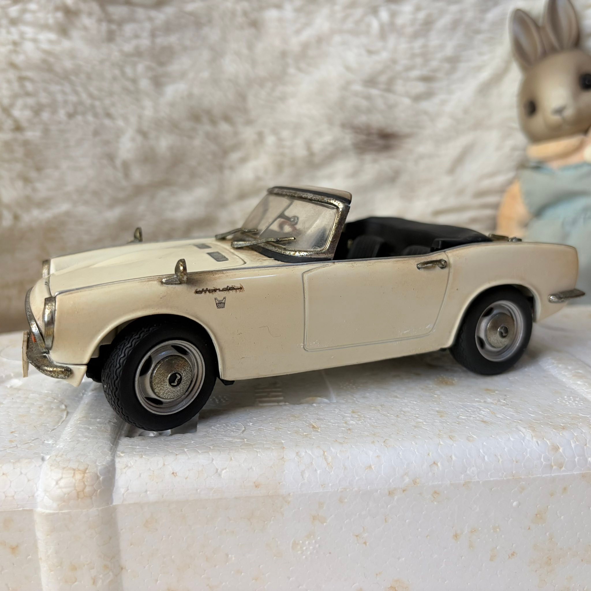 TAMIYA 1:20 HONDA S800 COLLECTORS CLUB MODEL (WHITE) NEW (L36 