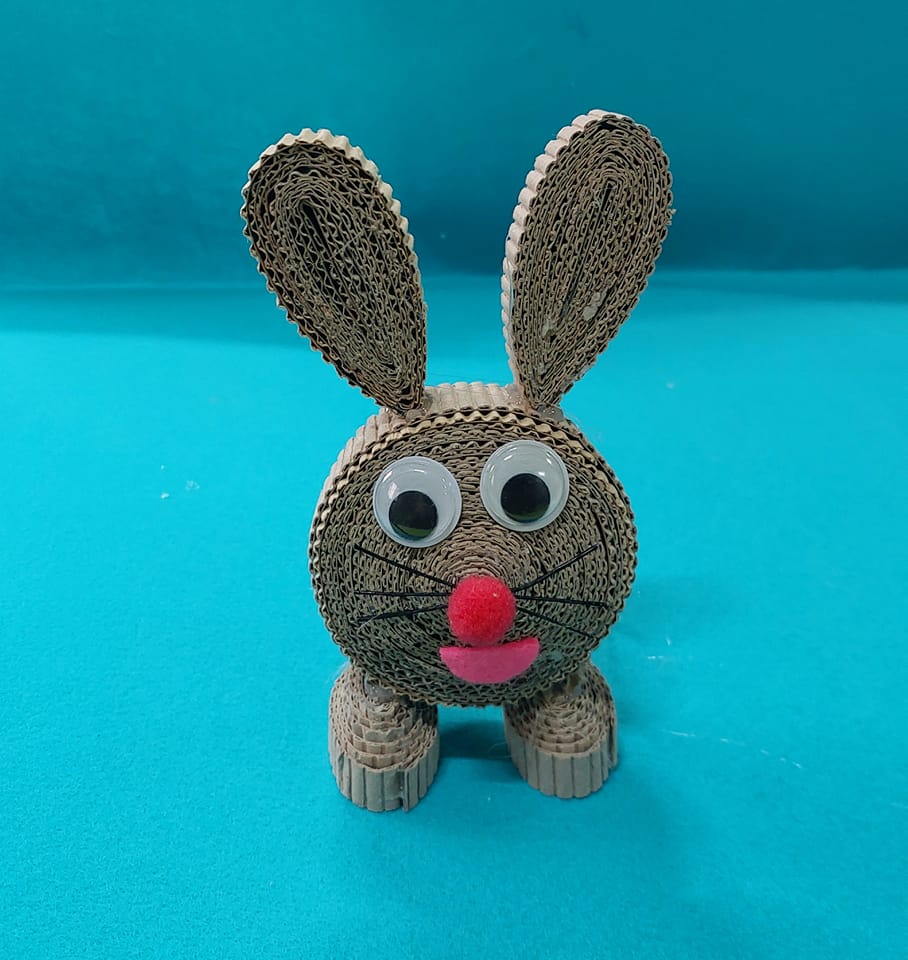 Recycling Art - 토끼/Rabbit 만들기 방법은 저희 유튜브 채널을 클릭하세요...