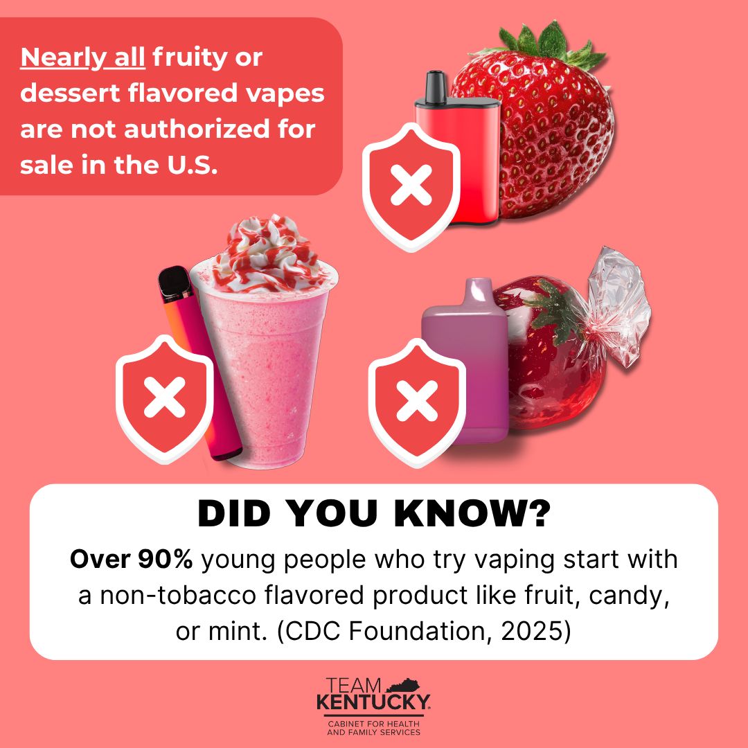 can you buy flavored vapes in kentucky Unauthorized vape products targeting youth Select Flavor ::Energy Drinks New Release Vuse ePod Nic Salt