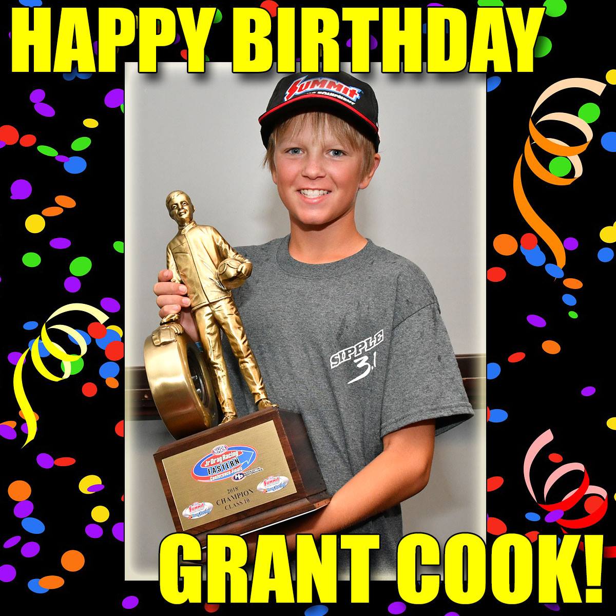 HAPPY BIRTHDAY to 2018... - NHRA Jr. Drag Racing League | Facebook